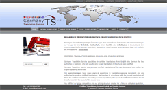 Desktop Screenshot of germanyts.com